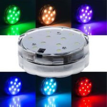 10X Multi Colour LED Light Base Aqua Mood Light Wedding Table Display Vase light