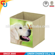 cute animal design nonwoven toy storage box for promotion