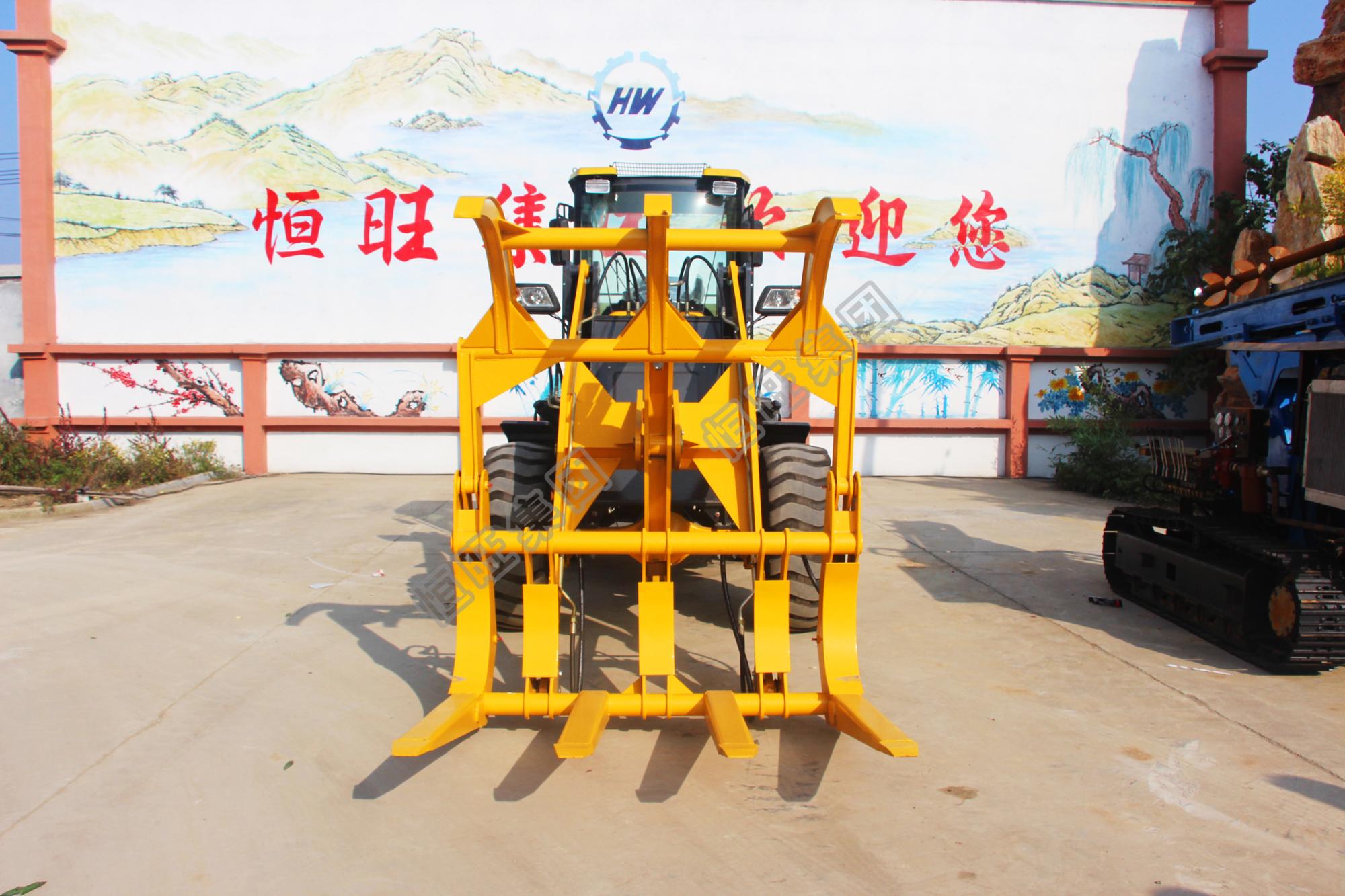 Sugarcane Loader/Wheel Loader With Wooden Fork/Farm Sugar Cane Loader