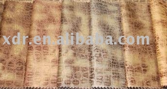 Embossed Warp Knitting Suede Fabric For Garment &amp; leather jacket