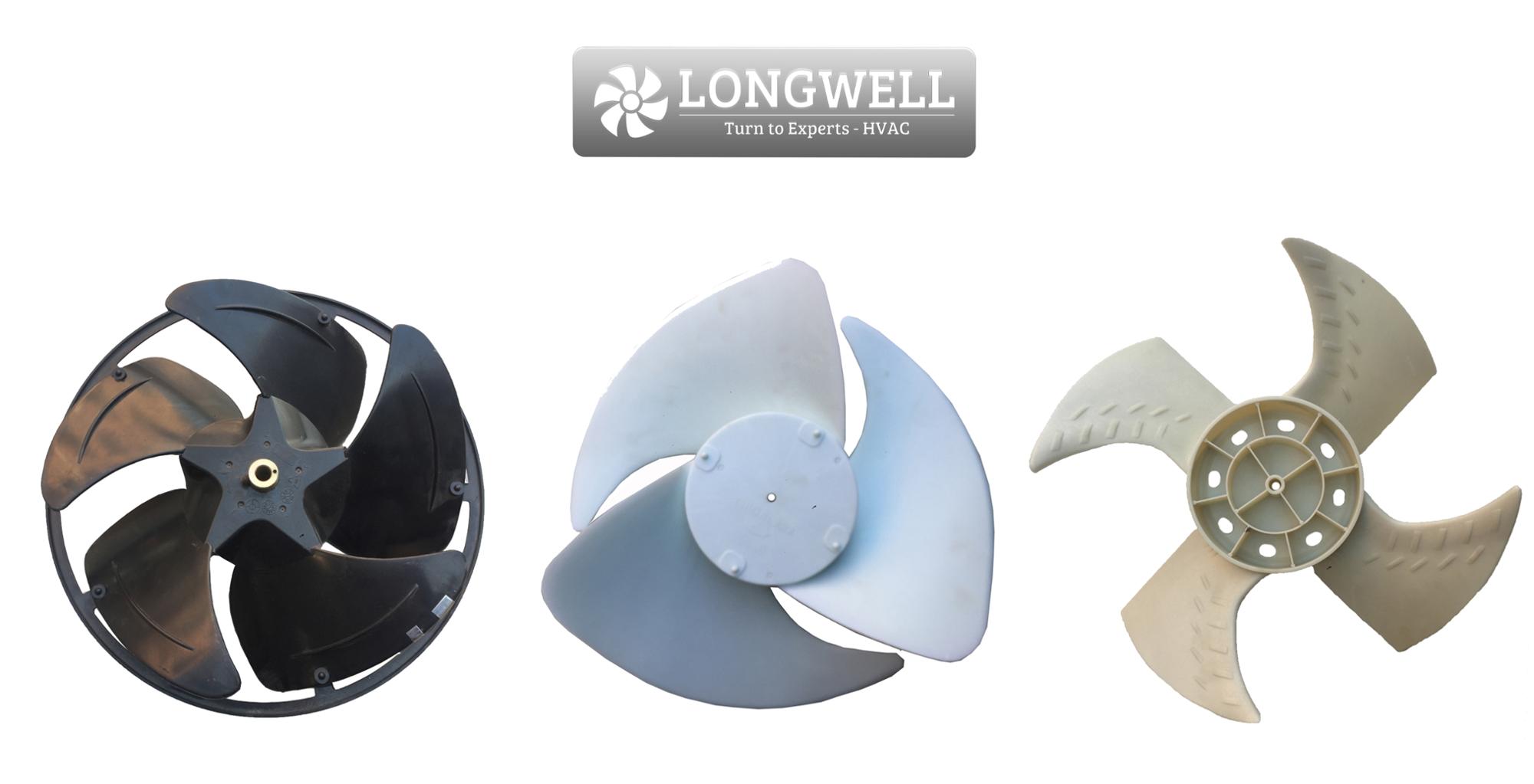 LW420-80 Model ABS Plastic Fan Blades Cooling Fan Blades Replacement Fiberglass Fan Blades Manufacturers For GREE ,MIDEA