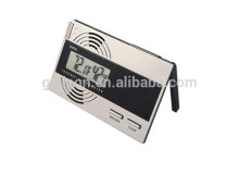 Black Suqare shaped Cigar Digital Lcd hygrometer/Thermometer cigar humidor box ED-H606