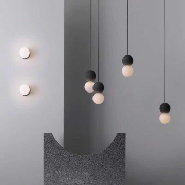 LEDer Multi serelek Beton Pendant Lampu