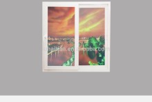 Used home glass windows PVC Sliding Window with decorative window grill