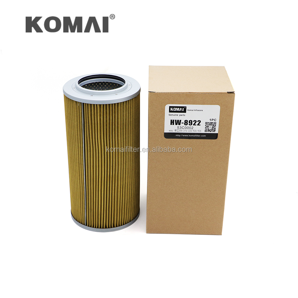 full-flow cooper mesh Hydraulic Oil Filter element for excavator engine 53C0002 SH60647 53C0067 YLX-193 100287