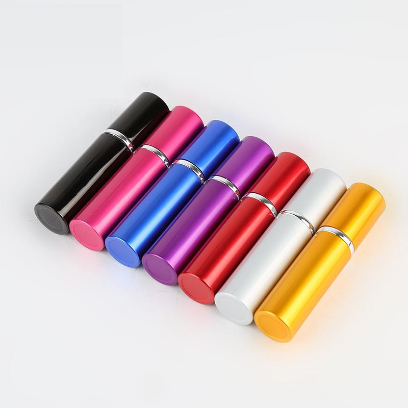 Aluminum portable perfume bottles for cosmetics spray bottles (1)