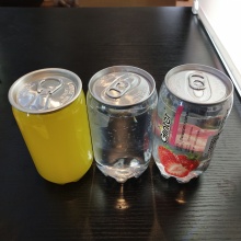OEM plastic PET can for beverage PET beverage can