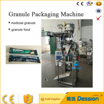 Pouch packing machine coffee granules back closure