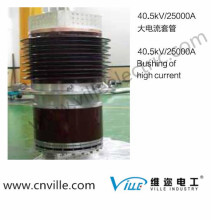 High current transformer bushing