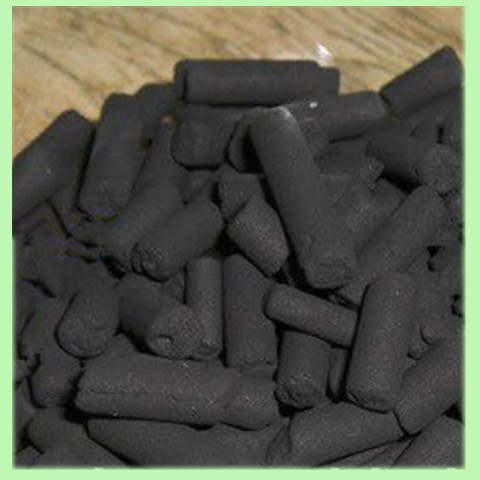 Coal pellet activated carbon