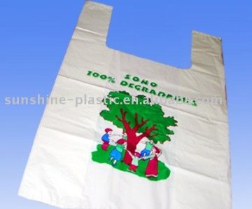 HDPE T-SHIRT Degradable Bag