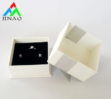 Wholesale Paper Ring Custom Jewelry Box with ribbon