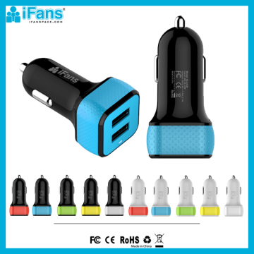 New Design Dual USB 4.1A MFI iFans Car Charger