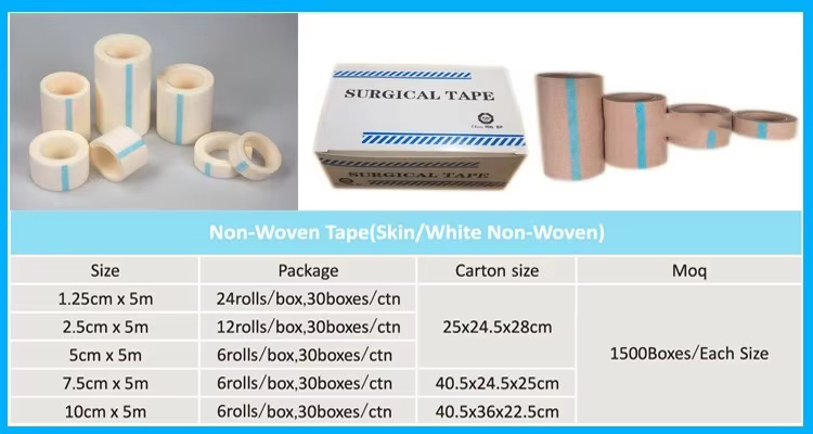 Real factory Transparent PE tape/ Hypoallergenic Clear tape/ plastic adhesive tape 2.5cm X 5m/1inch/2inch