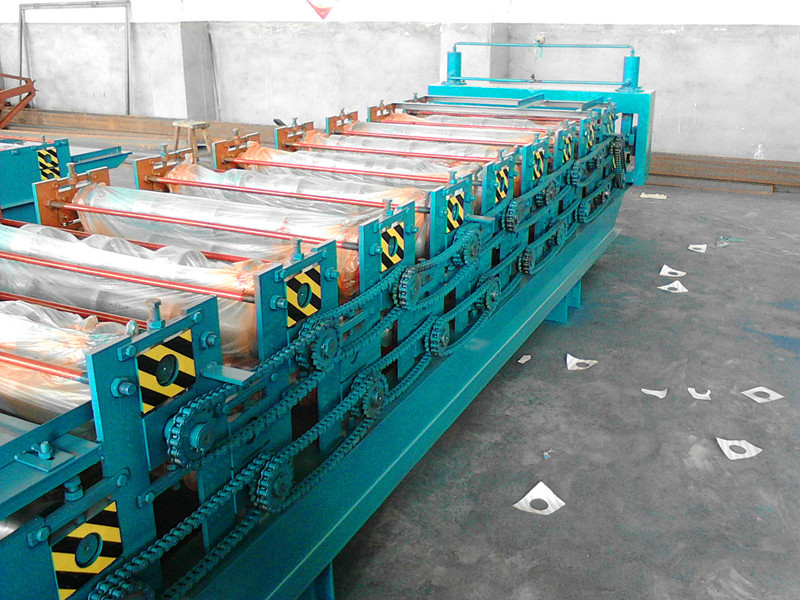 double layer roofing sheet glazed tile roll forming making machine