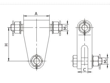 ZBS Clevis for Overhead Line Accessories