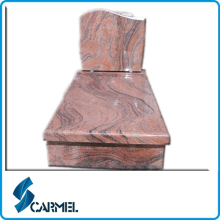 Red Granite Headstone for Graveyard