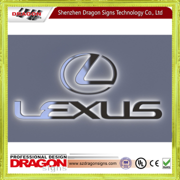 Different color and different car logo , logo light