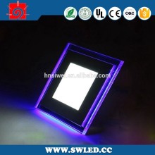 LED Glass Panel Lighting 6w led slim down light with glass CE,RoHS 2years warranty led slim panel down light