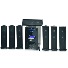 7.1 bluetooth speaker system with usb fm