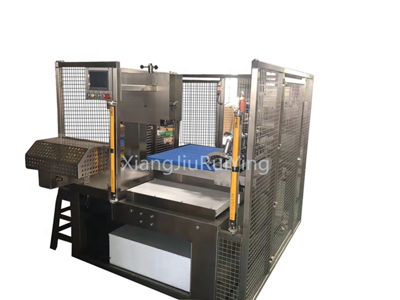 Industrial Automatic Bone Saw Meat Cutting Machine With Double Saw