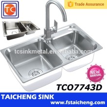 Topmount or Undermount Installation 304 Kitchen Sink Unit
