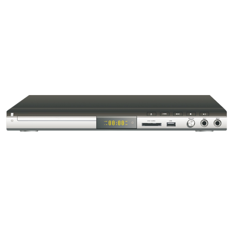 DVD-TKM307 USB SD DVD Full Metal Home DVD Player with Remote Control and LED Display