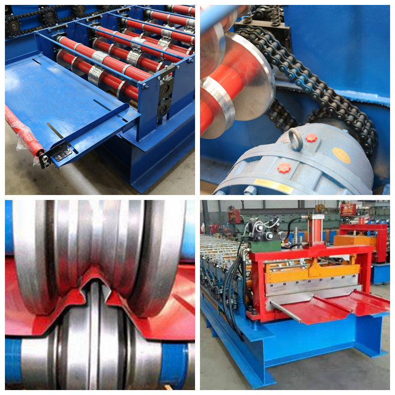 Portable self lock Metal Roofing Roll Forming Machine / Standing Seam Metal Roofing Machine