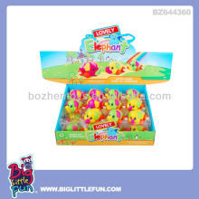 Plastic elephant toy wind up walking toy