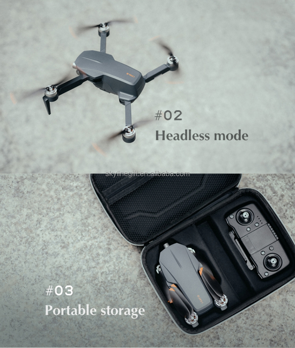 ICAT5 Pro Drone 4K with 2-Axis Gimbal HD Camera GPS Drones Brushless Motor for Beginners RC Quadcopter with Auto Return Home