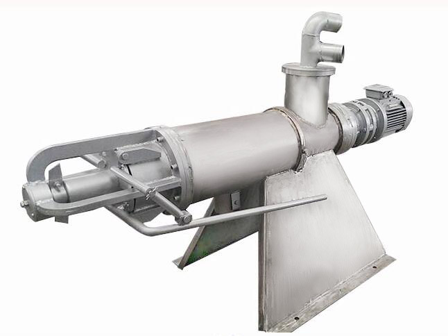 Restaurant foodwaste garbage screw press dewatering machine