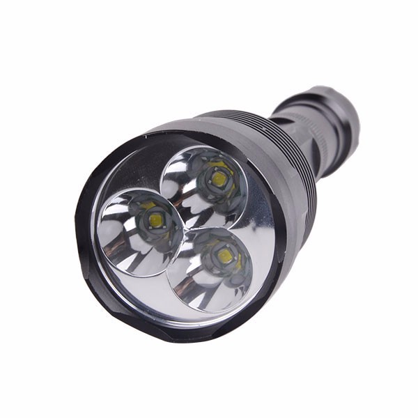 500M Beam Long Range Spot Light Torch T6 LED High Power Flash Light