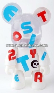 Plastic pvc bear figure figurine