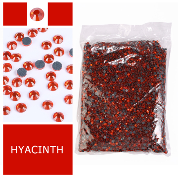 Wholesale Hyacinth Hotfix Rhinestones Cloth Decorations