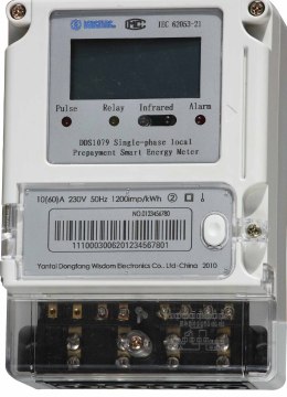 Single Phase Electronic Prepayment Smart Meter