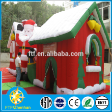 custom used to Christmas holiday decorations giant inflatable Santa house decorations