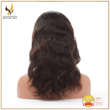 Best quality 130% density Indian remy wet and wavy wigs front lace wigs