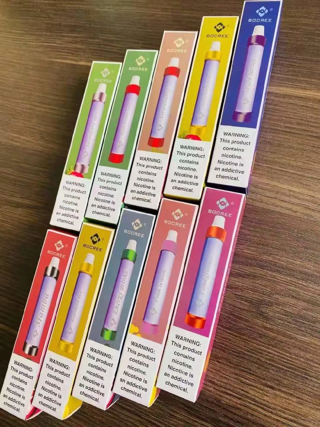 E Cigarette 800puffs Wholesale Disposable E Cigarette with LED Light