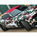 camouflage auto wrap vinüül