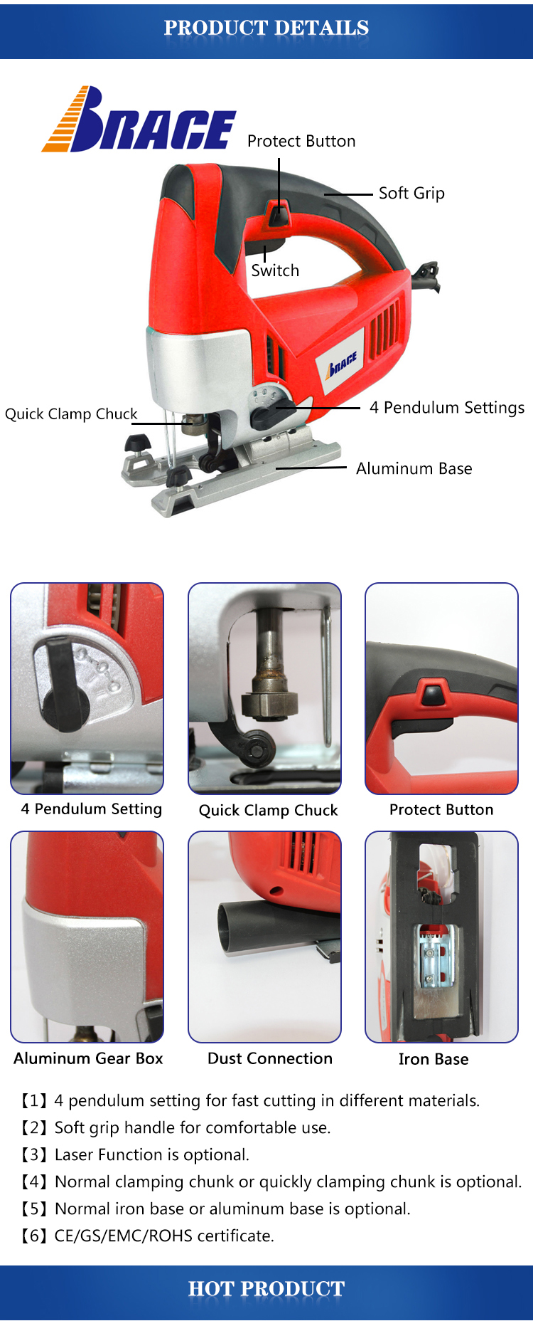 Jig Saw Specifications