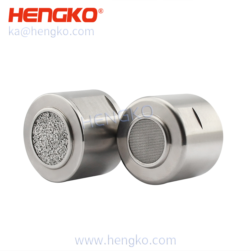 Flame arrester sintered explosion-proof gas sensor enclosure for maximum poison protection