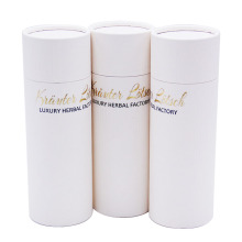 Circular paper tea paper gift box is recyclable