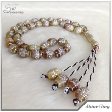 Muslim religion rosary bead electroplating prayer bead misbaha tasbih rosary beads