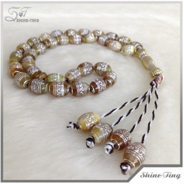 Muslim religion rosary bead electroplating prayer bead misbaha tasbih rosary beads