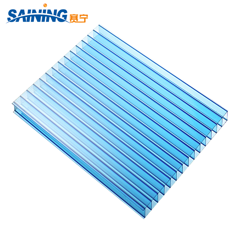 High Quality 6mm 8mm 12mm Colored Twin Wall Lexan Hollow Polycarbonate Sheet