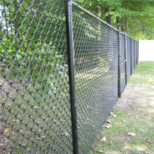 Chain link wire temporary fence construction sites