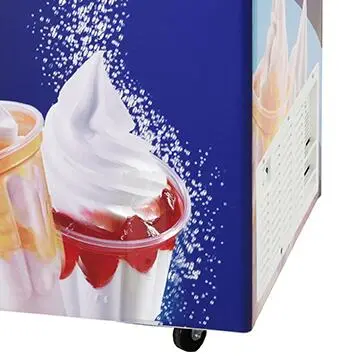 Small Ice Cream Freezer Glass Door Display Freezer