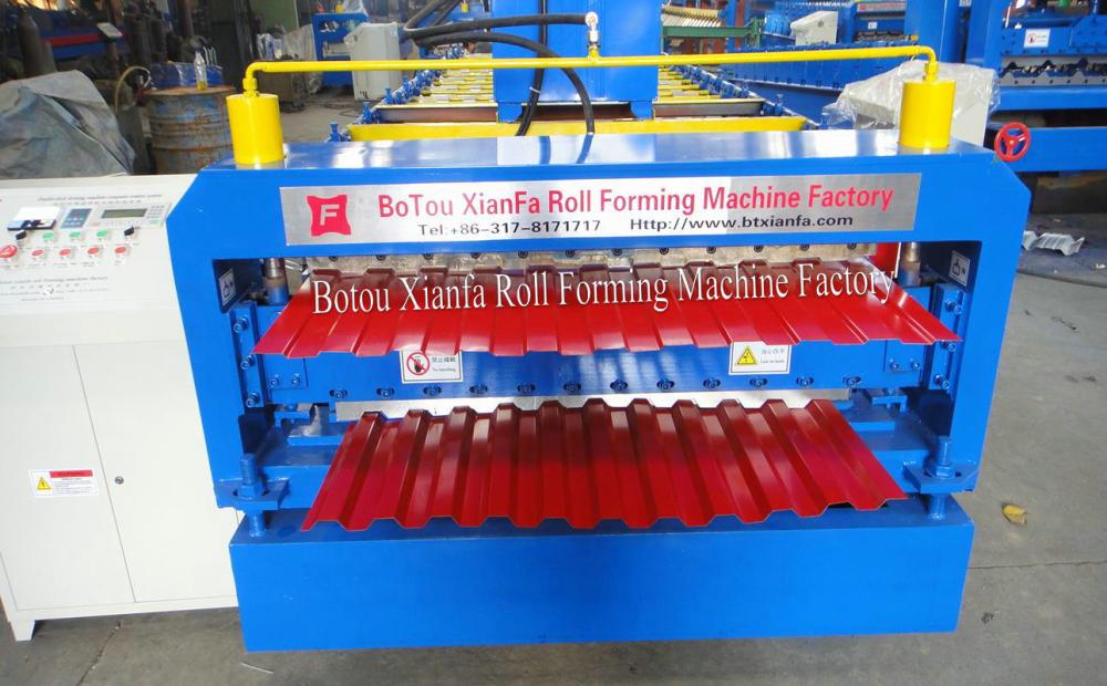 Russian style Double Deck roll forming machine