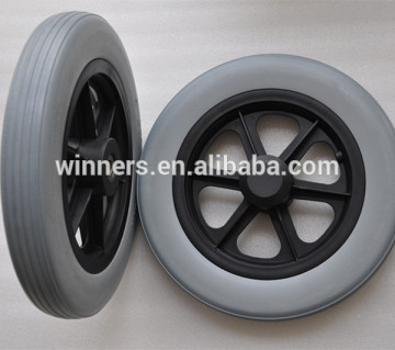 12 inch PU foam wheel,spoke wheel,electric wheelchair wheel