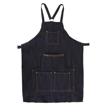 Denim Barber Cape for Hair Cutting and Dyeing